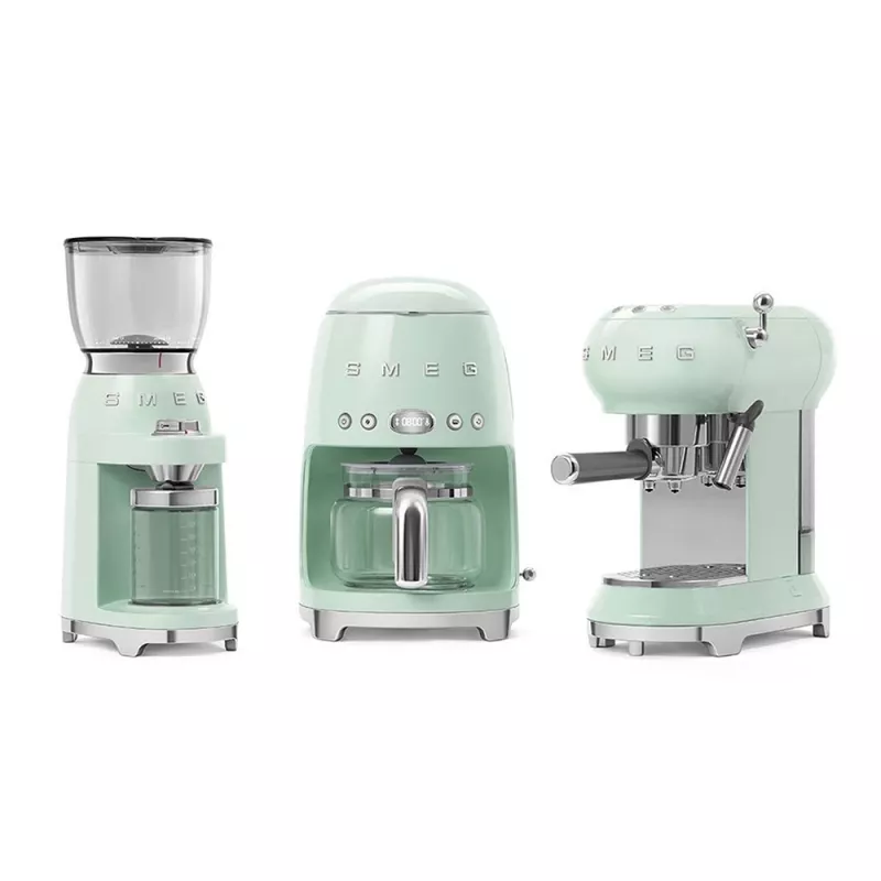 SMEG kavos aparatas pastelinė žalia DCF02PGEU
