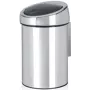 Šiukšliadėžė BRABANTIA Touch Bin 3 L Brilliant Steel model 36 39 62