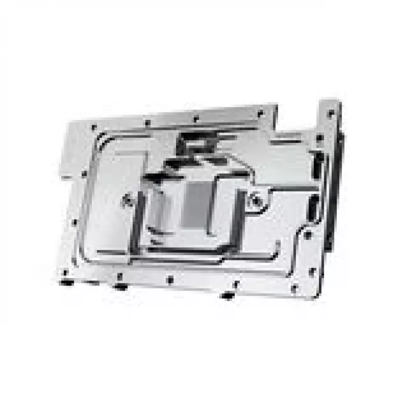 Alphacool 10261 Aliuminio chromo vario juoda galinė plokštė 95,7mm