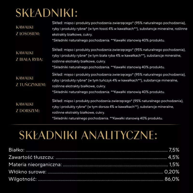 Šlapias kačių ėdalas Sheba Moist 80 g – suaugusioms katėms, žuvų mišinys: menkė, lašiša, tunas, baltosios žuvys