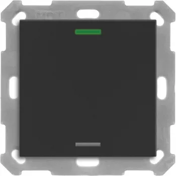 MDT BE-TAL550106.01 KNX mygtukas Light 55 1-kanalis RGBW juodas matinis Neutral 1