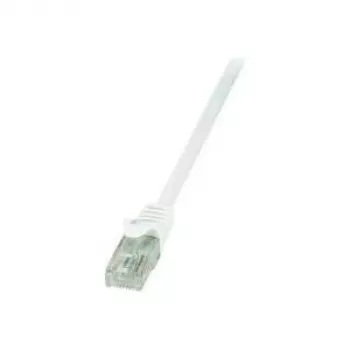 Tinklo kabelis LogiLink 5m RJ-45 Cat6 U/UTP Baltas