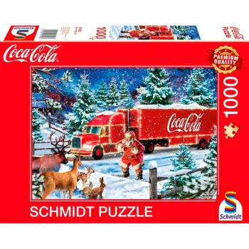 Dėlionė Schmidt Spiele Coca Cola Christmas Truck 1000 vnt