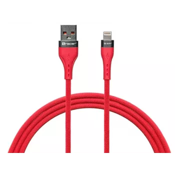 USB A-Lightning laidas 1m Raudonas TRACER