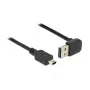 USB kabelis DeLOCK 2 m USB 2.0-A – Mini-USB B juodas 83544