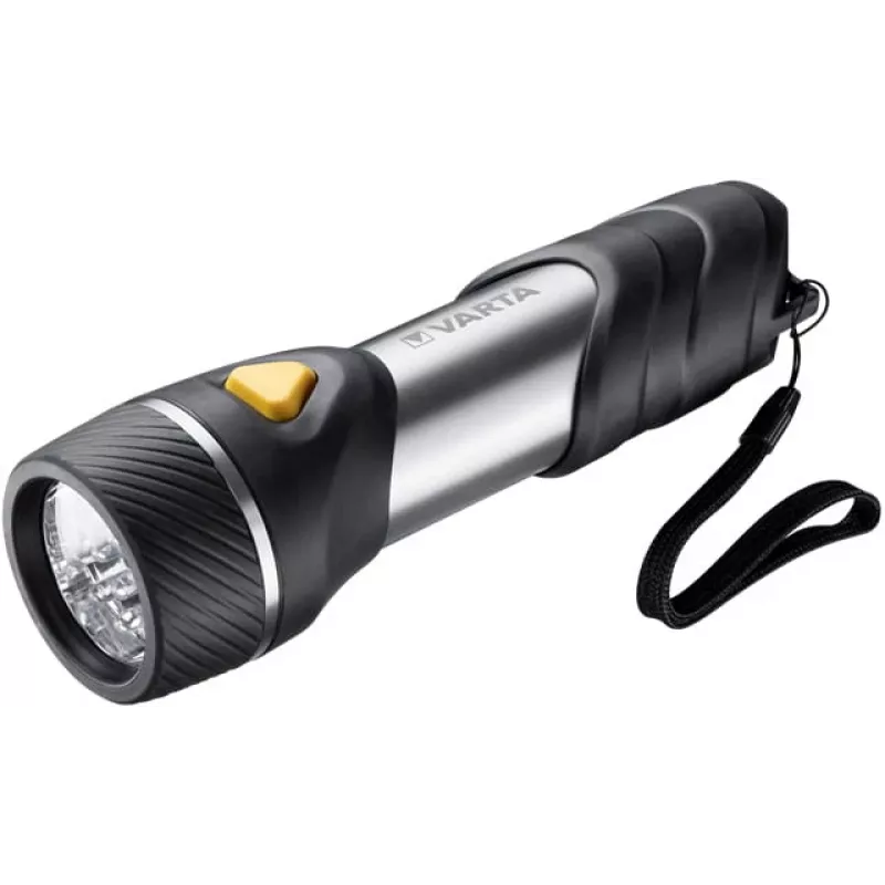 Rankinis žibintuvėlis Varta Day Light Multi LED F30 juodas sidabrinis geltonas