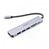USB-C Hub Unitek 7in1 Aliuminis PD 100W 5 Gbps