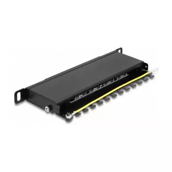 DeLOCK Patch Panel 10 inch 8 prievadų Cat.6A 0,5U juodas