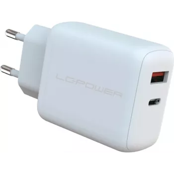 LC-Power LC-GAN-45 Universalus AC greitas įkroviklis, baltas