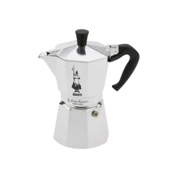 Bialetti Moka Express kavos virimo puodas 0,3 L, aliuminis, juodas