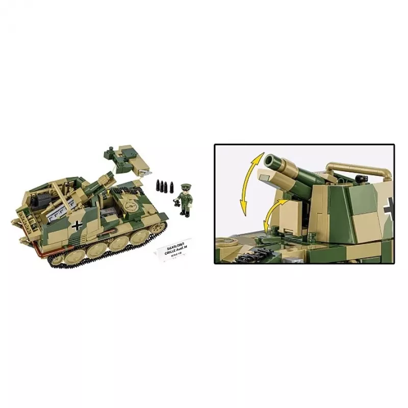 Konstrukcinis modelis Cobi SD.KFZ.138/1 Grille, 720 dalių, demonstracinis modelis