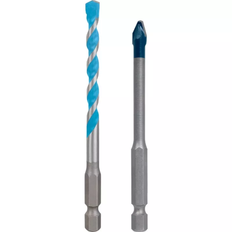 Gręžtų rinkinys Bosch Expert HEX-9 MultiConstruction 6 mm, 2 vnt.