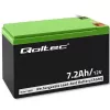 Qoltec 53062 AGM akumuliatorius | 12V | 7,2 Ah | max 108A