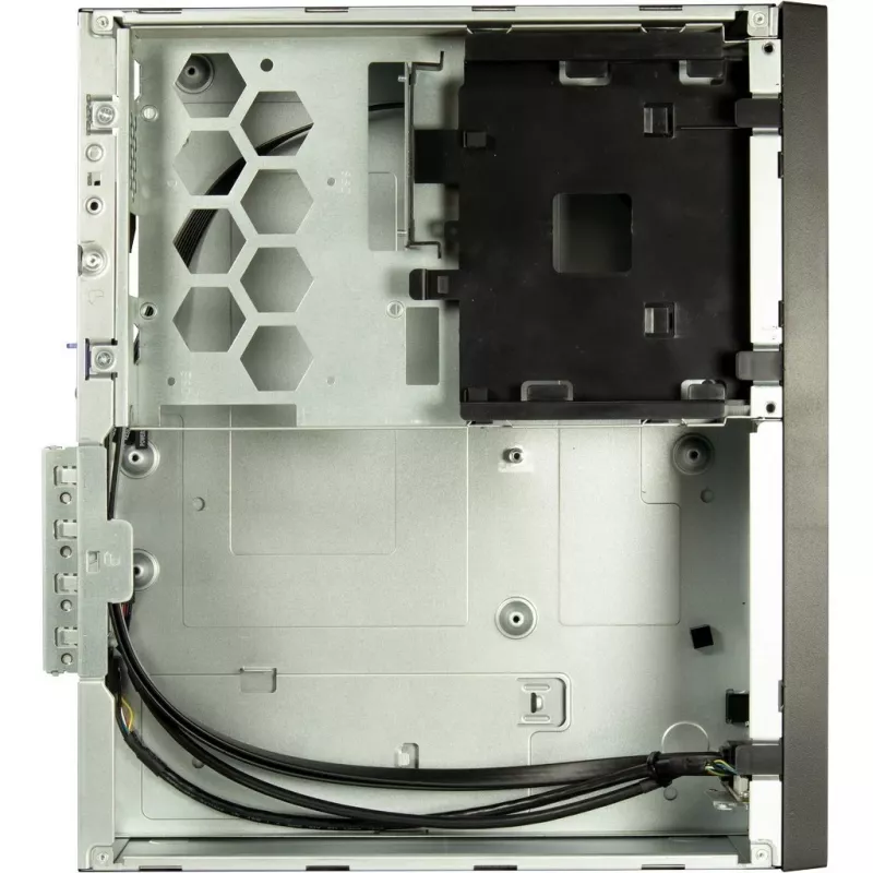 Korpusas Inter-Tech S-331 Desktop, Mini-ITX / Micro ATX, juodas