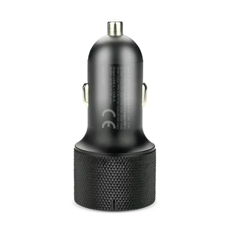Automobilinis įkroviklis everActive CC-50Q QC3.0 75W su Quick Charge 3.0 palaikymu ir USB prievadais