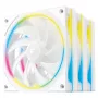 Kompiuterio aušinimo ventiliatorių rinkinys DeepCool FL12R SE 3in1 White – 3 vnt., balti 120 mm