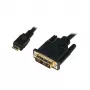 Mini HDMI į DVI-D laidas M/M, 1m, juodas