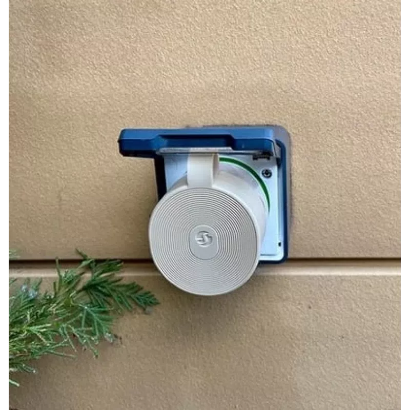 Išmanusis lauko kištukas Shelly Wave WiFi valdymas IP44 – 230V, 12A, 2500W, SmartStart, OTA, LED