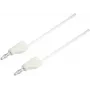 VOLTCRAFT matavimo laidas [4 mm kištukas - 4 mm kištukas] 2 m baltas MSB-300 (MSB-300-2-WS)
