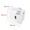 Popieriaus smulkintuvas HSM shredstar X5, smulkinimas 4,5 mm, darbo plotis 22 cm, 5 lapų talpa, 18 L krepšelis