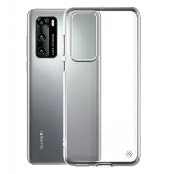 Apsauginis silikoninis dėklas Tellur, skirtas Huawei P40, permatomas