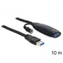 USB kabelis DeLOCK USB 3.0 A (vyriškas) – USB 3.0 A (moteriškas) 10 m