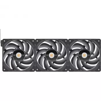 Thermaltake TOUGHFAN EX12 Pro Swappable Edition 120mm korpuso ventiliatorius 3 vnt. komplektas juodas