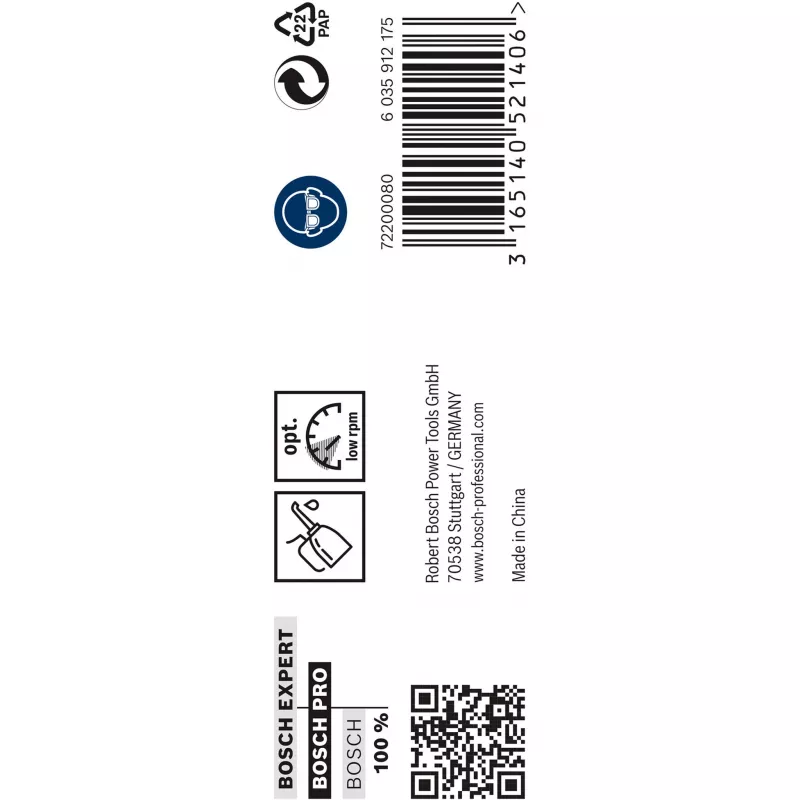 Gręžtuvų rinkinys Bosch HSS Cobalt 2608585905 5 vnt.