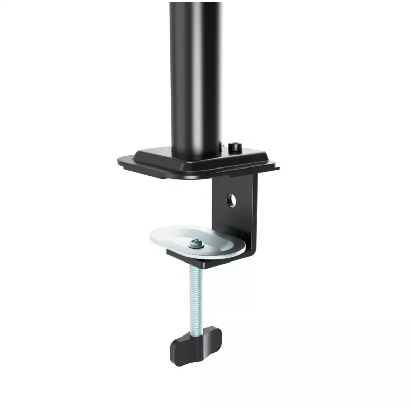 Monitorų laikiklis Gembird MA-D4-01, stalo spaustuvas iki 4 ekranų, 32 colių (81,3 cm), 40 kg, VESA 75x75–100x100, juodas