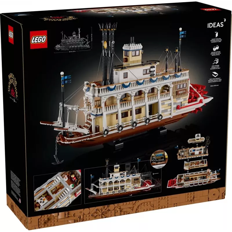 LEGO IDEAS 21356 Upinis Garlaivis