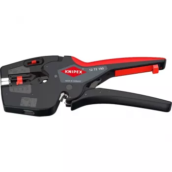 Knipex elektriko daugiafunkcis įrankis NexStrip 12 72 190 SB – laidų nuėmimo ir užspaudimo įrankis