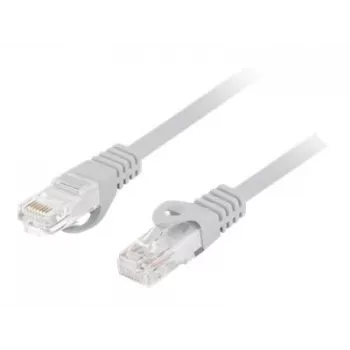 LANBERG Patchcord Cat.6 UTP LSZH CU 1m pilkas Fluke passed