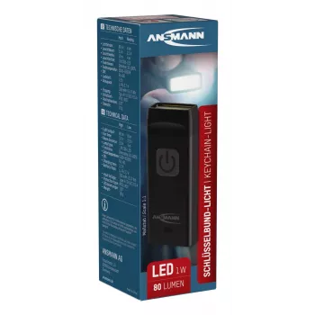 Rakto pakabuko žibintuvėlis Ansmann COB LED 80 lm