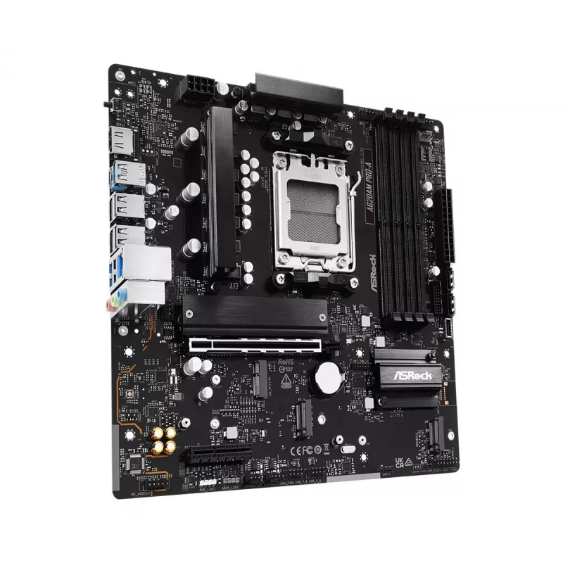 ASRock A620AM PRO-A Micro-ATX pagrindinė plokštė AM5