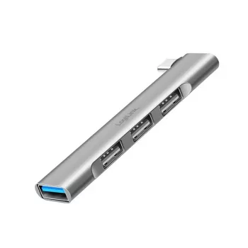 LogiLink USB 3.2 Gen1 Hub 4 prievadų USB-C 1x USB 3.0 AF 3x USB 2.0 AF UA0437