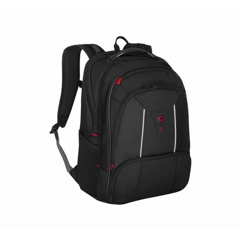 Wenger Carbon Pro verslo kuprinė su 15,6 col. nešiojamojo kompiuterio kišene ir planšetės kišene, juoda (653129)