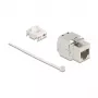 DeLOCK 90683 Lyties keitiklis RJ45 LSA sidabrinis