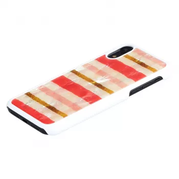 Apsauginis dėklas išmaniesiems telefonams iKins, skirtas iPhone XR, Short Cake dizainas, baltas
