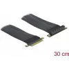 DeLOCK 85766 Riser Card PCI Express x8 su 30 cm lanksčiu kabeliu