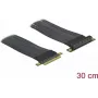 DeLOCK 85766 Riser Card PCI Express x8 su 30 cm lanksčiu kabeliu