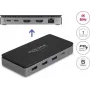 DeLOCK USB Type-C dokavimo stotelė 4K Dual HDMI MST USB Gigabit LAN PD 85W