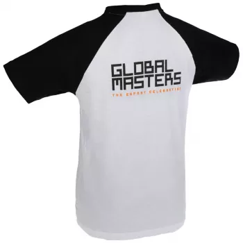 Global Masters marškinėliai GM Logo - Balti (M)