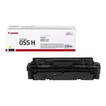 Canon 055H original geltonos spalvos didelės talpos kasetė 1 vnt.