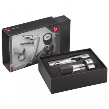 ZWILLING Sommelier vyno įrankių rinkinys — stačiakampis dėklas 100×190×42 mm, 2 vnt.