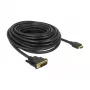 Vaizdo kabelio adapteris DeLOCK 85587 10 m HDMI A tipo DVI-D juodas