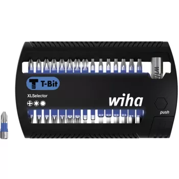 WIHA 41830 - Bit-Set XLSelector, 31 dalių mišrus, 25 mm, T-Bit (41830)