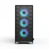 Fractal Design Pop 2 Air Black Solid vidutinis bokštas PC korpusas — ATX palaikymas, 3x 120 mm priekiniai ventiliatoriai, 2.5/3.5 colių diskų vietos, 215×481×462 mm