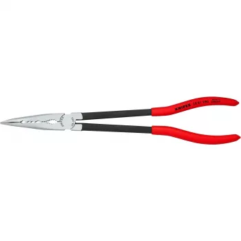 Replės Knipex 28 81 280 ilgos siauros nosies su skersiniais profiliais