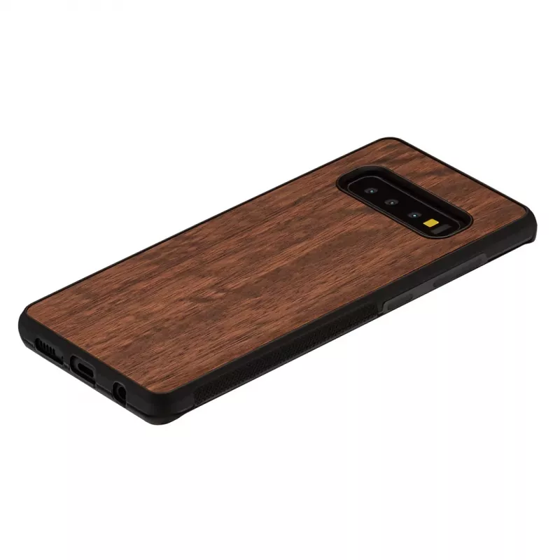 Apsauginis dėklas Samsung Galaxy S10, juodas Koala dizainas, medis ir polikarbonatas