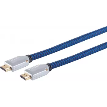 HDMI kabelis ShiverPeaks 77475-ETBCL, 5,0 m, chromuotos jungtys, greitas skaitmeninis vaizdo/garso perdavimas
